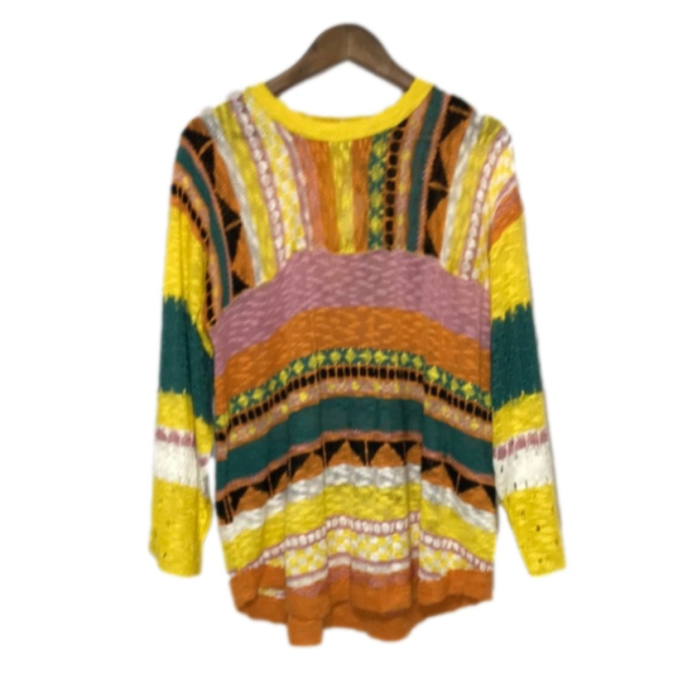 Multi color Geometric Sweater Size M/L